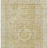 8' X 10' Beige And Gold Oriental Washable Area Rug With UV Protection