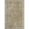 8' X 10' Brown And Beige Oriental Washable Area Rug With UV Protection