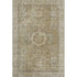 9' X 12' Brown And Beige Oriental Washable Area Rug With UV Protection