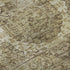 9' X 12' Brown And Beige Oriental Washable Area Rug With UV Protection