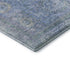 8' X 10' Blue And Gray Oriental Washable Area Rug With UV Protection
