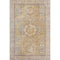 8' X 10' Gold And Beige Oriental Washable Area Rug With UV Protection