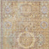 8' X 10' Gold And Beige Oriental Washable Area Rug With UV Protection