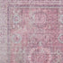 8' X 10' Pink And Gray Oriental Washable Area Rug With UV Protection
