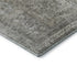 8' X 10' Pewter And Silver Oriental Washable Area Rug With UV Protection