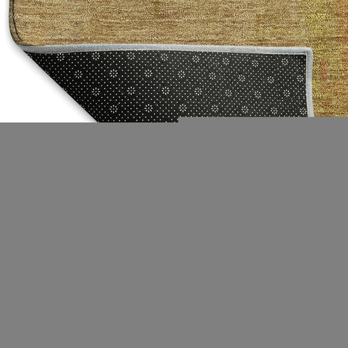 8' X 10' Copper And Beige Abstract Washable Area Rug With UV Protection
