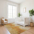 8' X 10' Copper And Beige Abstract Washable Area Rug With UV Protection