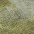 5' X 8' Olive Green And Beige Abstract Washable Area Rug With UV Protection