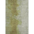 8' X 10' Olive Green And Beige Abstract Washable Area Rug With UV Protection
