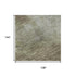 9' X 12' Taupe And Beige Abstract Washable Area Rug With UV Protection