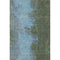 5' X 8' Green And Blue Abstract Washable Area Rug With UV Protection