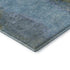 5' X 8' Green And Blue Abstract Washable Area Rug With UV Protection
