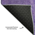 8' X 10' Eggplant And Purple Abstract Washable Area Rug With UV Protection