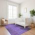 8' X 10' Eggplant And Purple Abstract Washable Area Rug With UV Protection