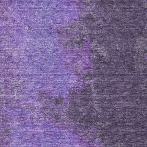 8' X 10' Eggplant And Purple Abstract Washable Area Rug With UV Protection