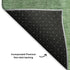 8' X 10' Fern Green And Sage Abstract Washable Area Rug With UV Protection