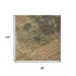 8' X 10' Chocolate And Copper Abstract Washable Area Rug With UV Protection