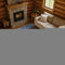 9' X 12' Navy Blue And Gray Abstract Washable Area Rug With UV Protection