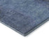 9' X 12' Navy Blue And Gray Abstract Washable Area Rug With UV Protection