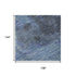 9' X 12' Navy Blue And Gray Abstract Washable Area Rug With UV Protection