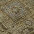 5' X 8' Brown And Blue Oriental Washable Area Rug With UV Protection