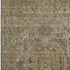 5' X 8' Brown And Blue Oriental Washable Area Rug With UV Protection