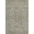 8' X 10' Gray And Silver Oriental Washable Area Rug With UV Protection