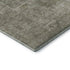 8' X 10' Gray And Silver Oriental Washable Area Rug With UV Protection