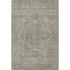 8' X 10' Gray And Silver Oriental Washable Area Rug With UV Protection