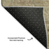 8' X 10' Tan And Beige Oriental Washable Area Rug With UV Protection