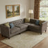 9' X 12' Tan And Beige Oriental Washable Area Rug With UV Protection