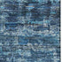 5' X 8' Blue And Navy Blue Oriental Washable Area Rug With UV Protection