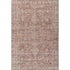 8' X 10' Rust And Beige Oriental Washable Area Rug With UV Protection