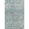 5' X 8' Blue Gray And Silver Geometric Washable Area Rug With UV Protection