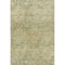 5' X 8' Fern Green And Olive Green Geometric Washable Area Rug With UV Protection