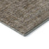 9' X 12' Brown And Beige Striped Washable Area Rug With UV Protection