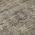 9' X 12' Brown And Beige Striped Washable Area Rug With UV Protection