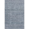 5' X 8' Blue And Gray Striped Washable Area Rug With UV Protection
