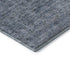 5' X 8' Blue And Gray Striped Washable Area Rug With UV Protection