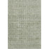 8' X 10' Sage And Beige Striped Washable Area Rug With UV Protection