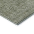 8' X 10' Sage And Beige Striped Washable Area Rug With UV Protection