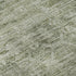 8' X 10' Sage And Beige Striped Washable Area Rug With UV Protection