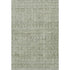 8' X 10' Sage And Beige Striped Washable Area Rug With UV Protection