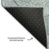 9' X 12' Aqua And Ivory Geometric Washable Area Rug With UV Protection