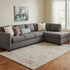 8' X 10' Beige And Brown Geometric Washable Area Rug With UV Protection