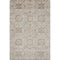 8' X 10' Beige And Brown Geometric Washable Area Rug With UV Protection
