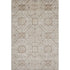8' X 10' Beige And Brown Geometric Washable Area Rug With UV Protection