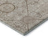 8' X 10' Beige And Brown Geometric Washable Area Rug With UV Protection
