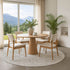 8' Silver And Gray Geometric Washable Round Rug With UV Protection