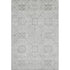 9' X 12' Silver And Gray Geometric Washable Area Rug With UV Protection